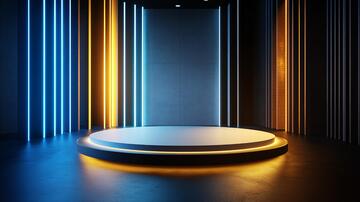 圆形展示台圆形舞台平台