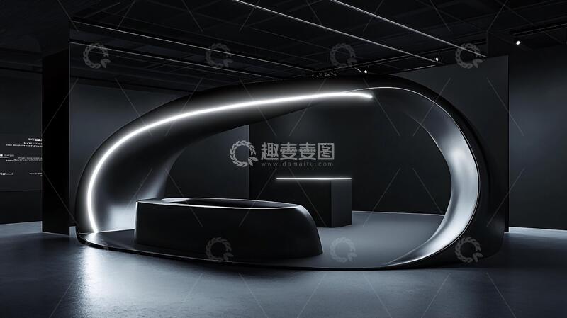 高清大图下载【趣麦麦图】赛博朋克风格迎宾区20