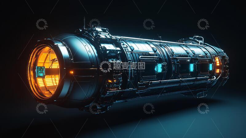 高清大图下载【趣麦麦图】宇宙飞船引擎1