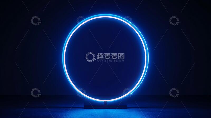 高清大图下载【趣麦麦图】线条灯场景线条圆形场景