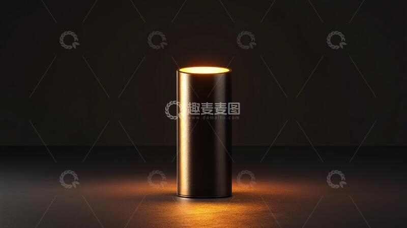 高清大图下载【趣麦麦图】磁悬浮灯线条场景原创