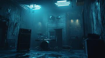 惊悚的大厅场景环境神殿