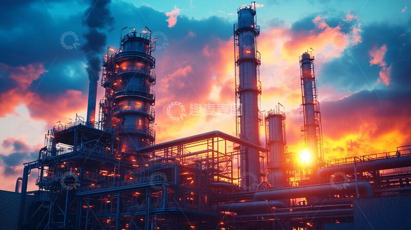 高清大图下载【趣麦麦图】石油化工产业