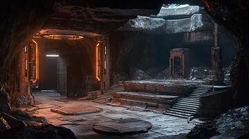 古代人类山洞场景还原