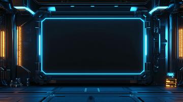 科幻大屏幕科技科幻大门