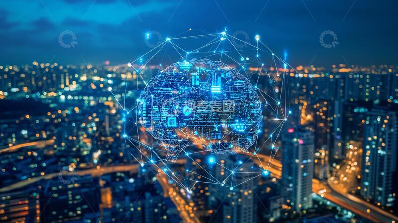 高清大图下载【趣麦麦图】城市科技大数据