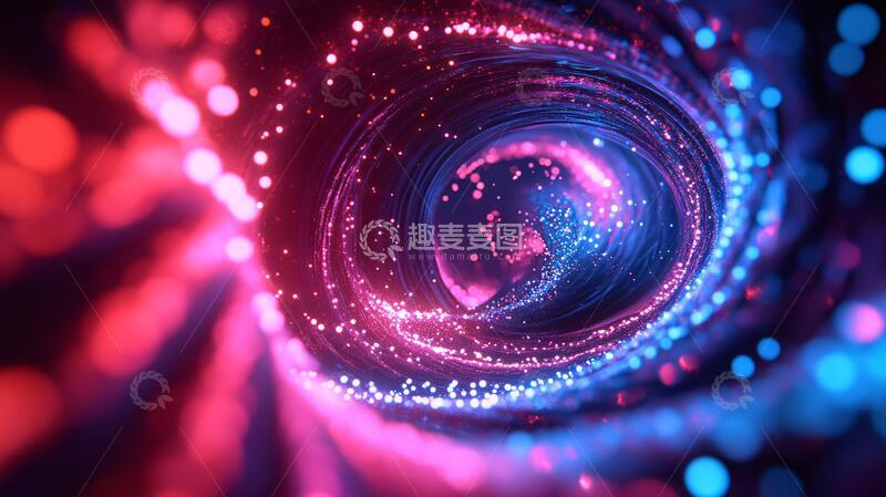 高清大图下载【趣麦麦图】光线光感旋涡元宇宙25