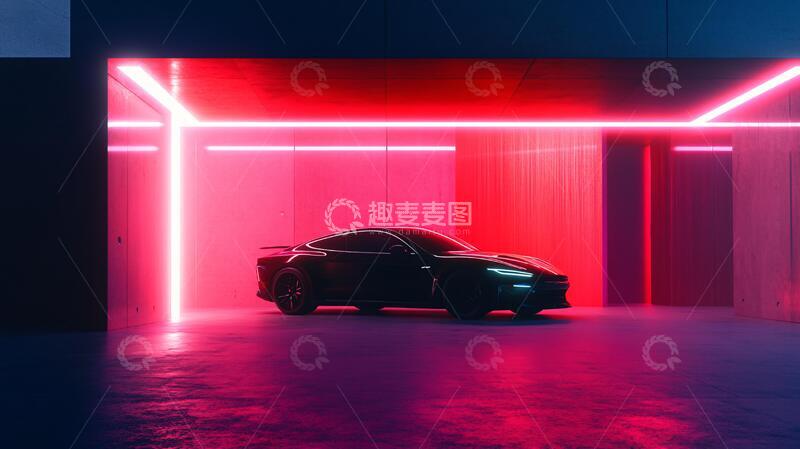 赛博朋克风格迎宾区27