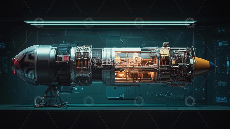 高清大图下载【趣麦麦图】宇宙飞船引擎3