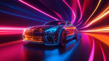 绚丽线条汽车20