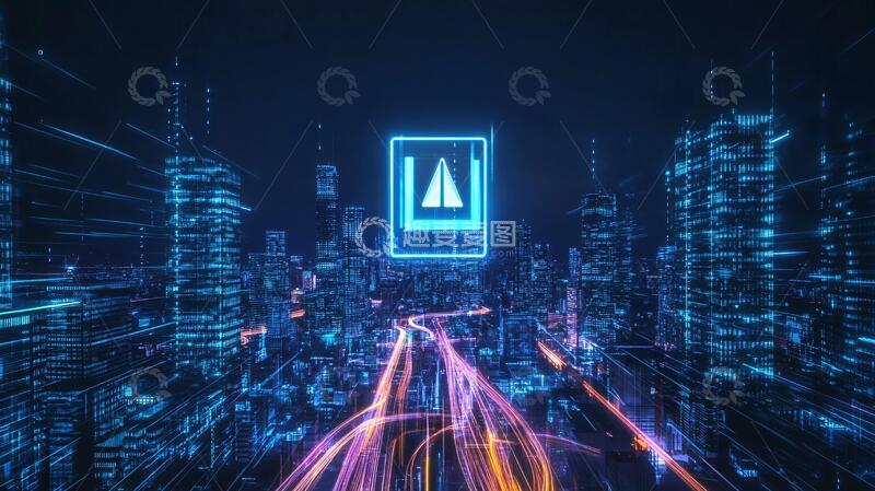 高清大图下载【趣麦麦图】人工智能智慧城市1