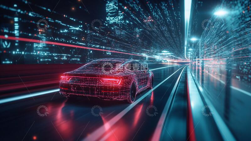 高清大图下载【趣麦麦图】汽车科技背景17