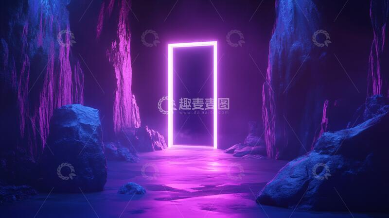 高清大图下载【趣麦麦图】魔幻门头拱门魔幻大门