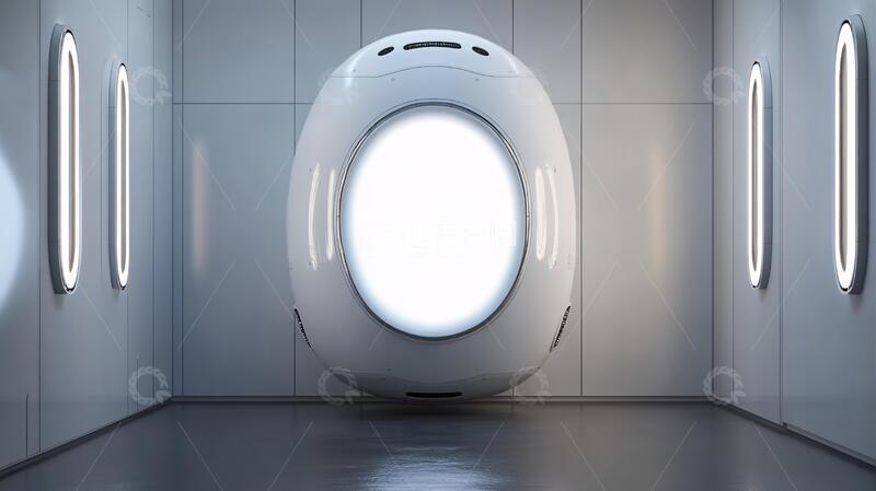 胶囊房间科技科幻飞船