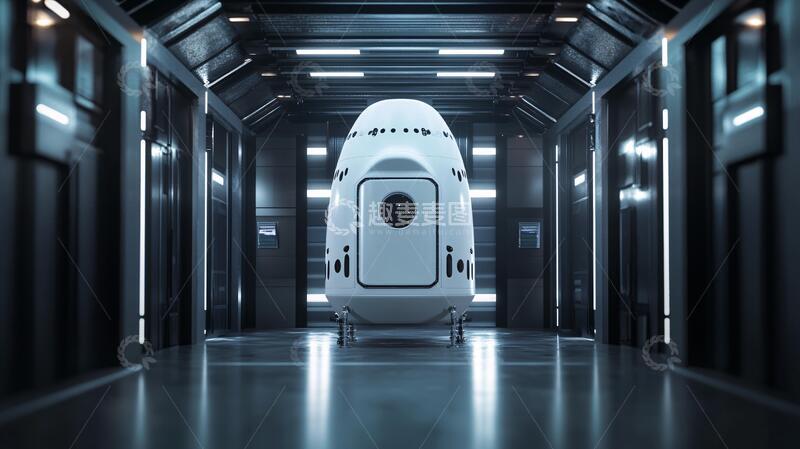 高清大图下载【趣麦麦图】科技感形象飞船科幻形象