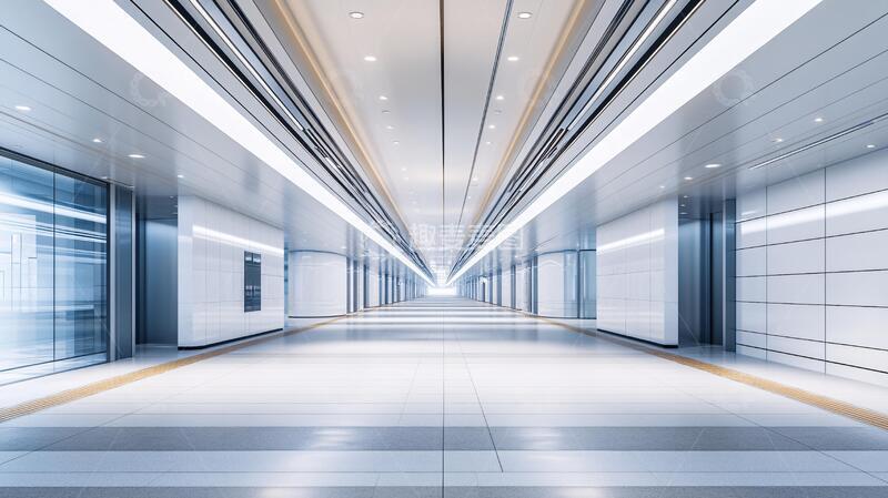 高清大图下载【趣麦麦图】地铁站通道素材