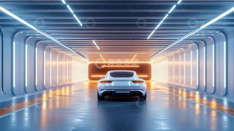 高清大图下载【趣麦麦图】汽车展台背景3