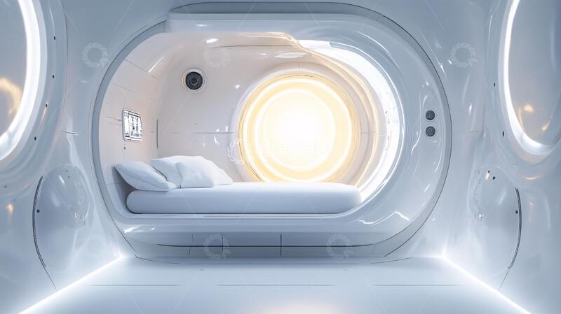 高清大图下载【趣麦麦图】宇宙飞船卧室4