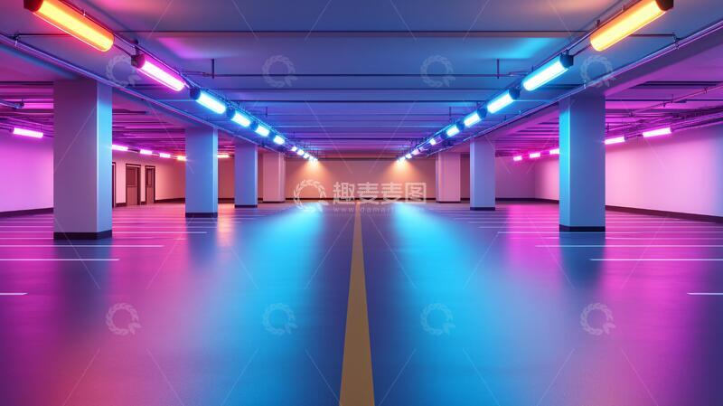 高清大图下载【趣麦麦图】地库设计地库背景场景