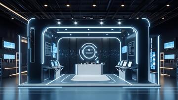 赛博朋克风格迎宾区24