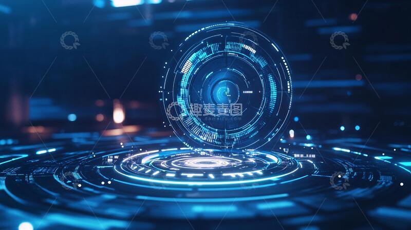 高清大图下载【趣麦麦图】大气科技风科技视觉大气