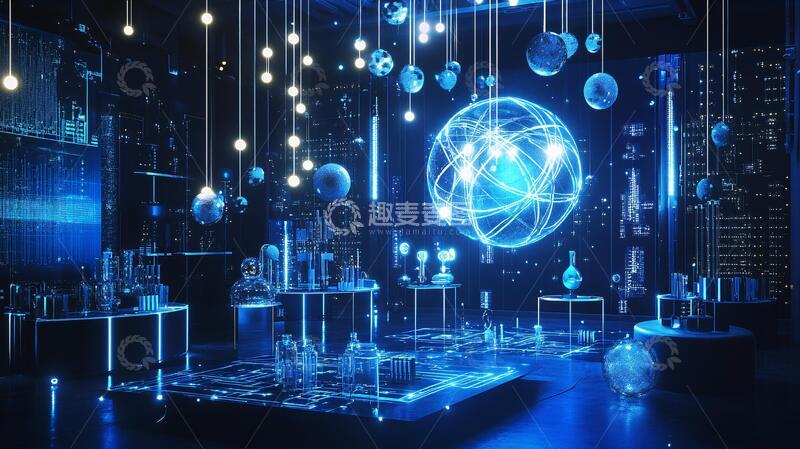 高清大图下载【趣麦麦图】科技主视觉智慧城市