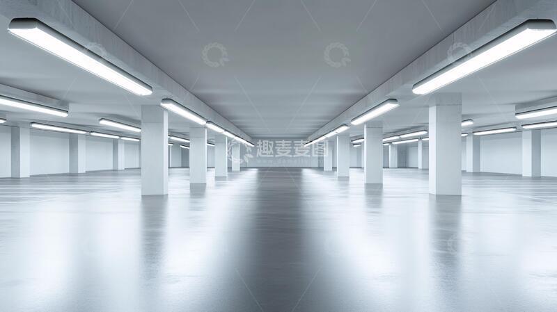 高清大图下载【趣麦麦图】洁净大厅走廊大厅灯光