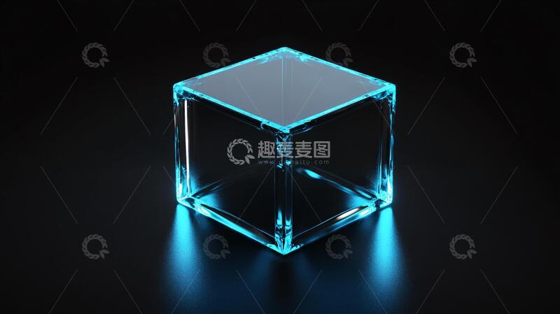 高清大图下载【趣麦麦图】科技感正方体