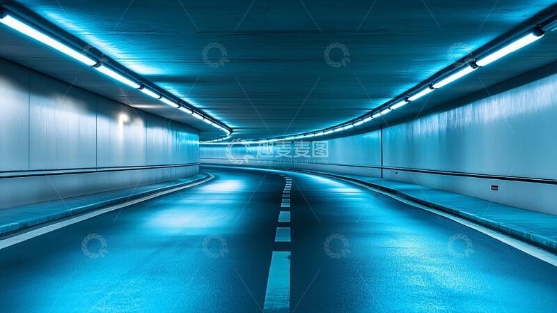 高清大图下载【趣麦麦图】城市交通隧道