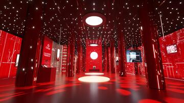 黑红展厅展厅红色展馆1