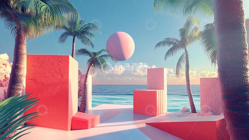 高清大图下载【趣麦麦图】粉红色的风景2