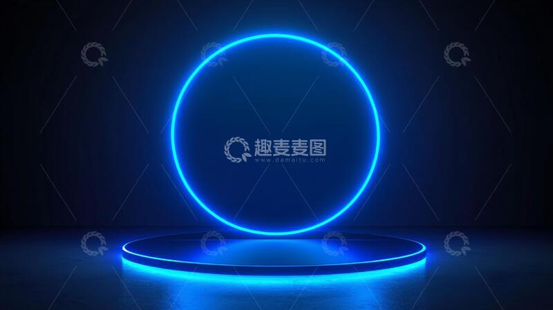 高清大图下载【趣麦麦图】圆形灯光效果1