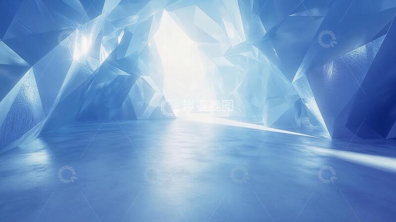高清大图下载【趣麦麦图】蓝色炫酷背景1