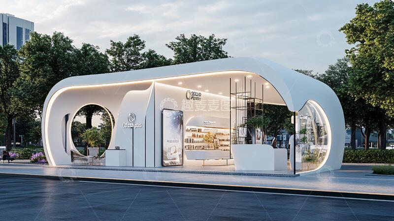 高清大图下载【趣麦麦图】售卖亭效果图
