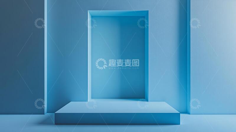 高清大图下载【趣麦麦图】简约秀场产品场景立体