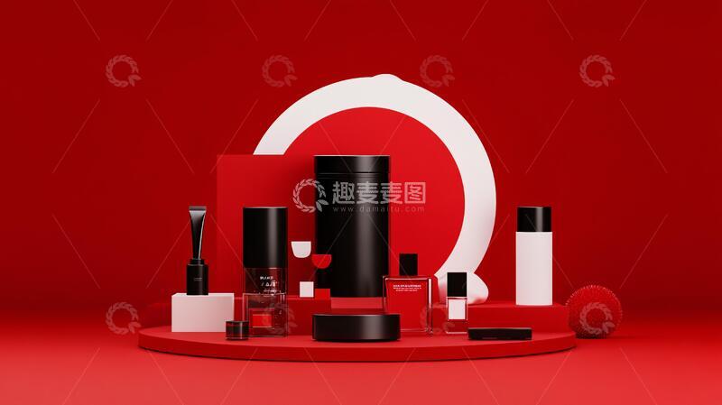高清大图下载【趣麦麦图】双十一化妆品