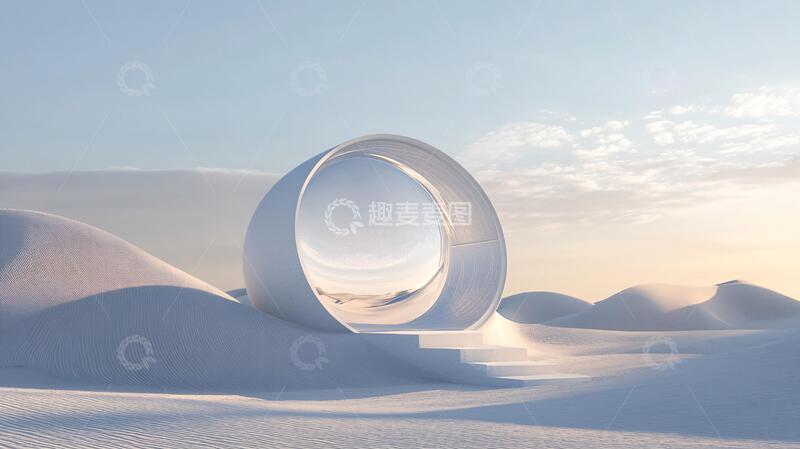 高清大图下载【趣麦麦图】圆形展台设计