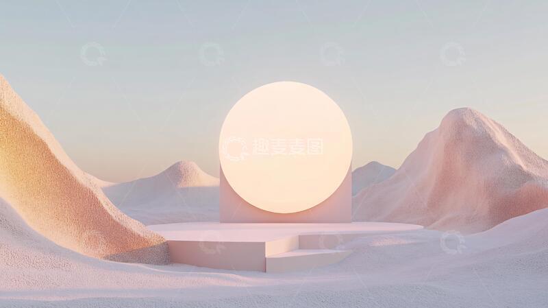 简约秀场场景简约渲染