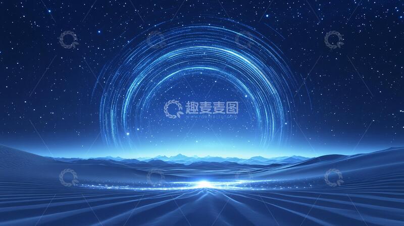 高清大图下载【趣麦麦图】阿拉善科技大会背景