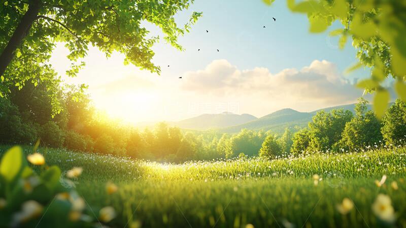 高清大图下载【趣麦麦图】阳光唯美场景1