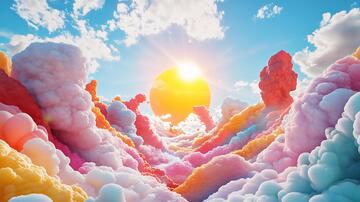 云朵动画云朵立体动画1