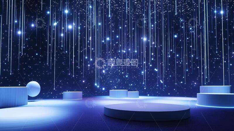高清大图下载【趣麦麦图】星光舞台创意舞台背景