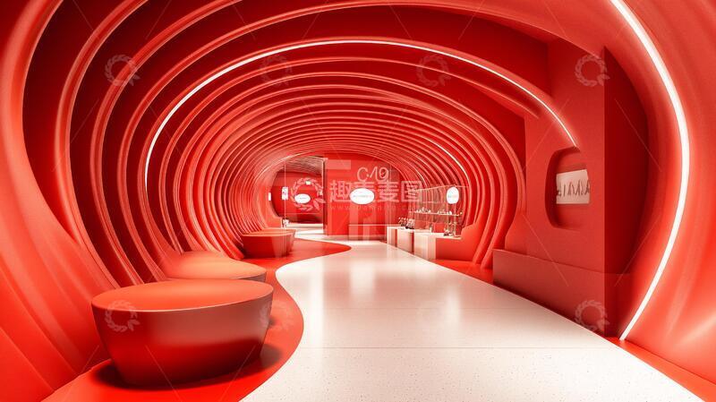 高清大图下载【趣麦麦图】红色设设计感1