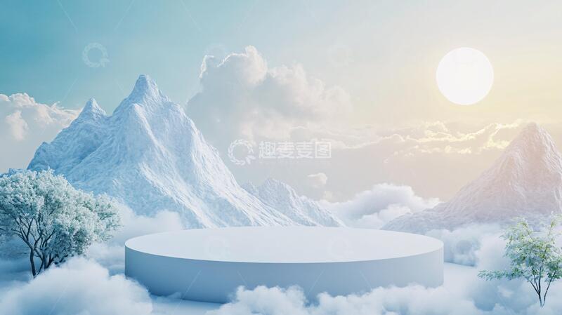 高清大图下载【趣麦麦图】峰会舞台平台舞台全景