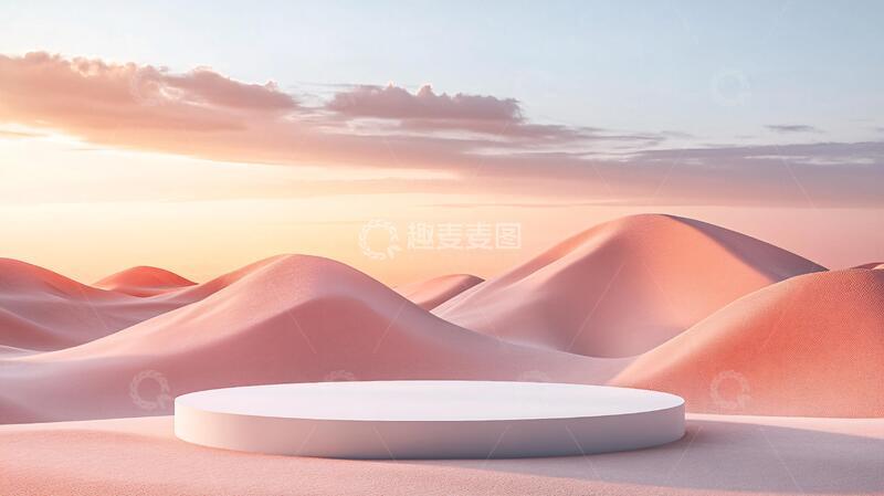 高清大图下载【趣麦麦图】简约秀场产品平台场景