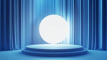 简约舞美舞台简约圆形