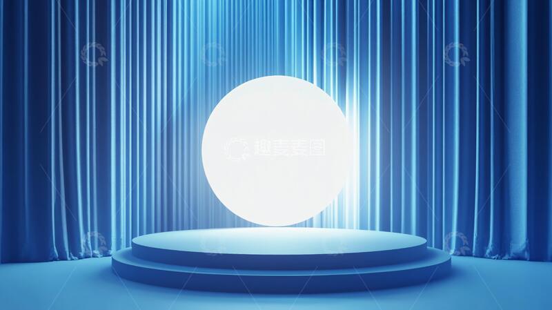 简约舞美舞台简约圆形