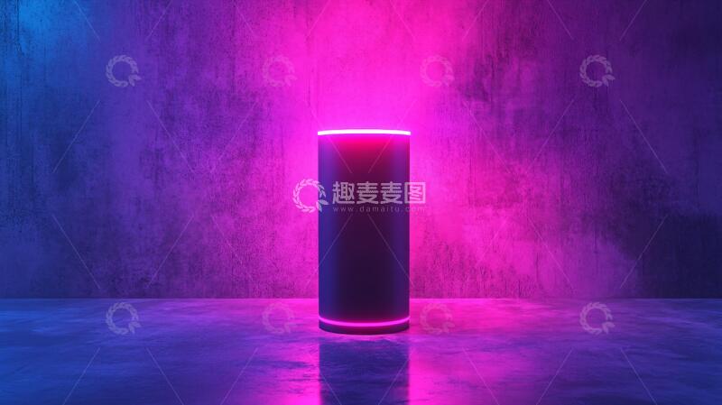 高清大图下载【趣麦麦图】粉红色圆柱体7