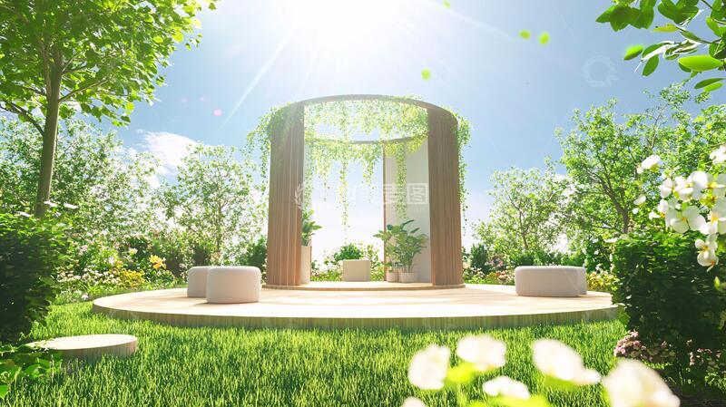 高清大图下载【趣麦麦图】生态园设计仪式大棚学校