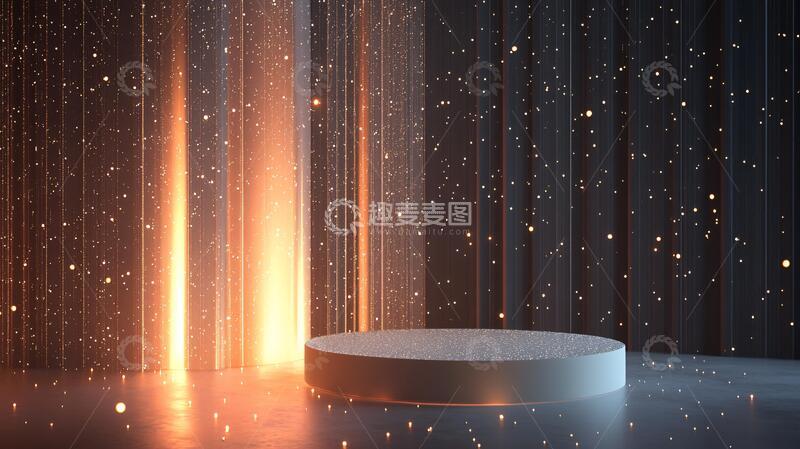 高清大图下载【趣麦麦图】简约舞台讲台舞台圆形